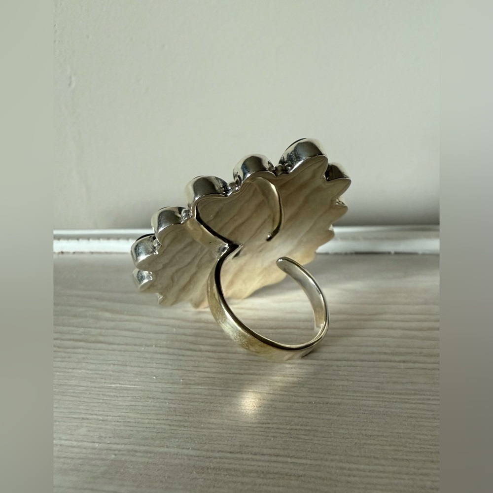 Goldie Lew Callie Ring Black Onyx & Turquoise - Picture 3 of 5